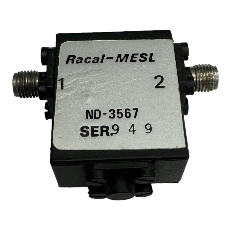 ND-3567 Racal-MESL Coaxial Circulator 1900-2360Mhz Vswr -23db Isol -20db Loss 0.5db
