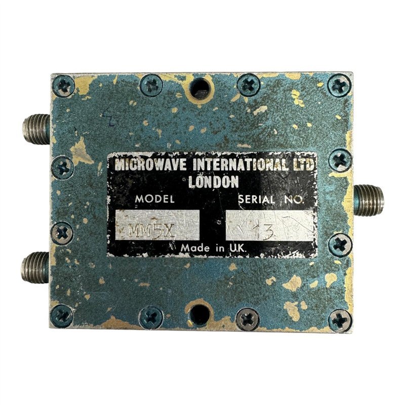 MM5X Microwave International Ltd Coupler 860-930Mhz J1-J2 3db J1-J3 16db SMA(f)