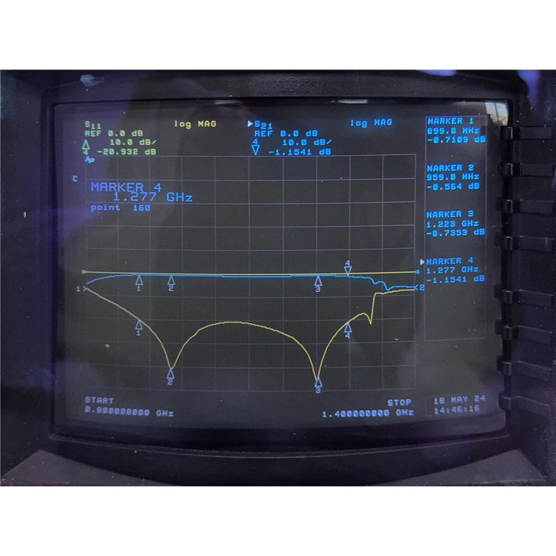 1011FZ-052 Innowave Dual Junction Isolator 900-1270Mhz Vswr -20db Isol -60db Loss 1.1db