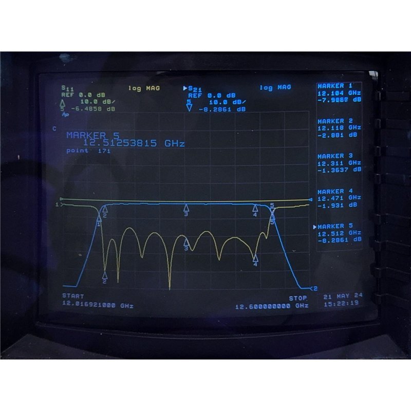 IB1026 BSC Bandpass Filter BPF SMA(f) 12100-12450Mhz