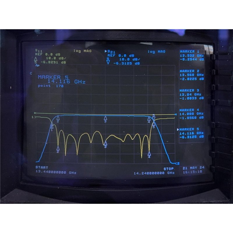 IB1020 BSC Bandpass Filter BPF SMA(f) 13550-14000Mhz