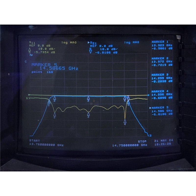 WB1365 BSC Bandpass Filter BPF SMA (m) 14000-14550Mhz