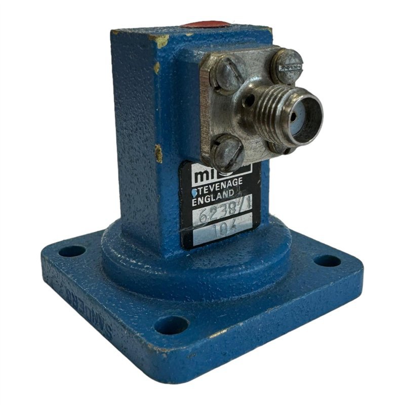 6238/1 MiSanders Waveguide To Coaxial Adapter WR-62 to SMA(f)
