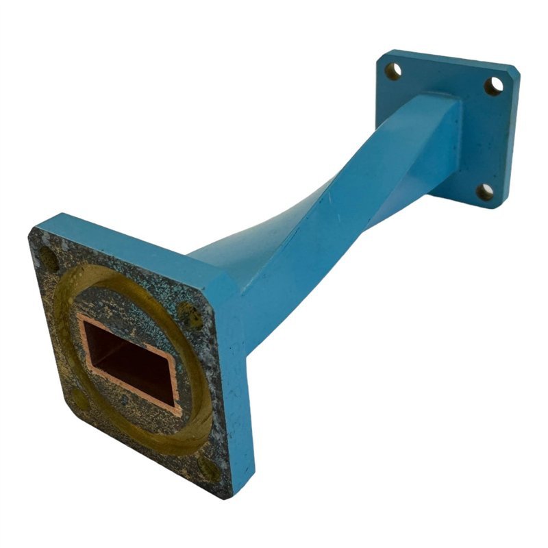 732 Waveguide Fixed Section 90 Degree WR62 WR-62 L:100mm
