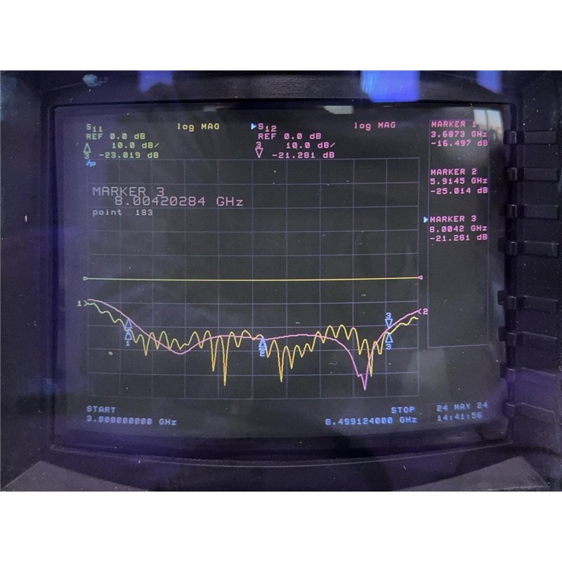 AMF-3759 AMLAB Coaxial Circulator 3700-8000Mhz Vswr -22db Isol -17db Loss 0.5db