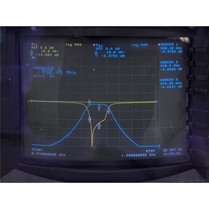 4BE940/20-KK Texscan TTE Bandpass Filter BPF SMA(f) 940Mhz