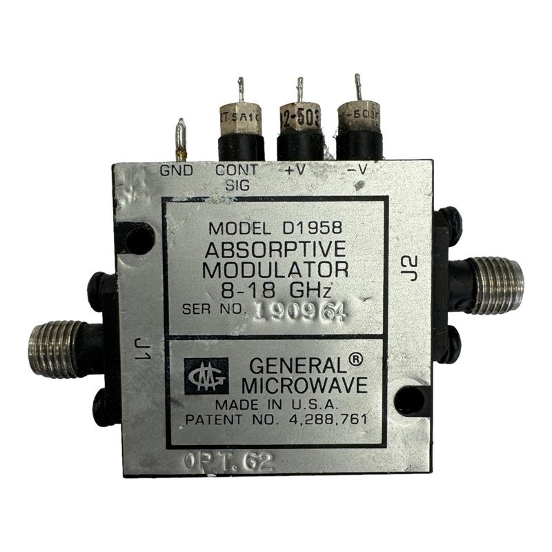 D1954 General Microwave Absorptive Modulator 4-8Ghz SMA