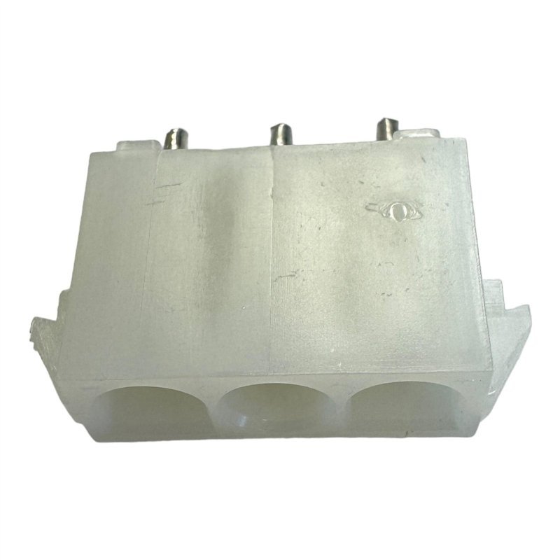 350429-1 Tyco Wire-To-Board Connector Vertical 6.35 mm 3 Contacts Header Through Hole 1 Row