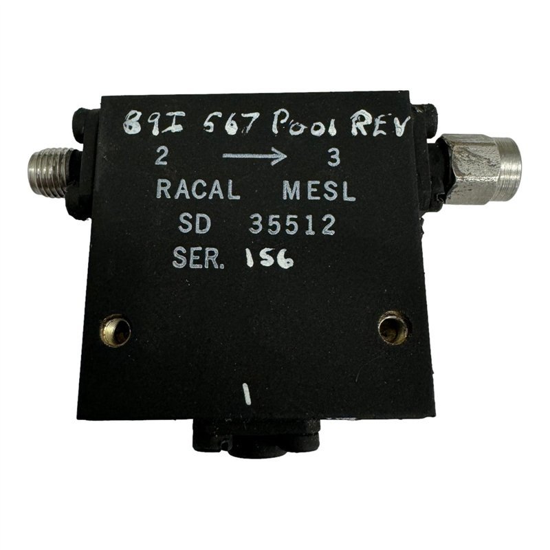 SD35512 Racal-MESL Coaxial Isolator 3000-3800Mhz Vswr -24db Isol -22db Loss 0.5db