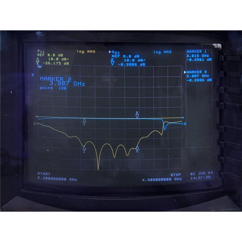 SD35512 Racal-MESL Coaxial Isolator 3000-3800Mhz Vswr -24db Isol -22db Loss 0.5db