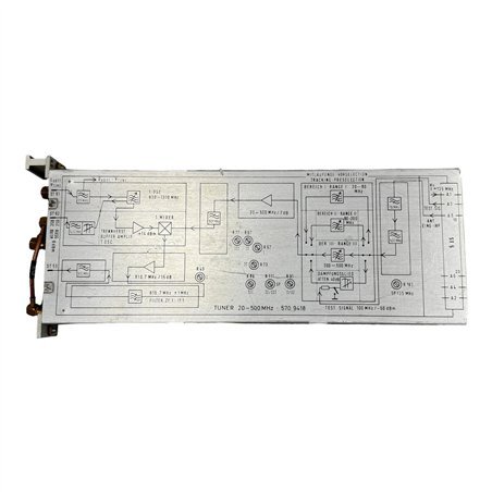 ED050A4 570.9418 Rohde & Schwarz Tuner 20-500Mhz