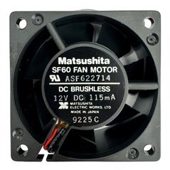 ASF622714 Matsushita Cooling Fan Axial 12Vdc 60x60x25
