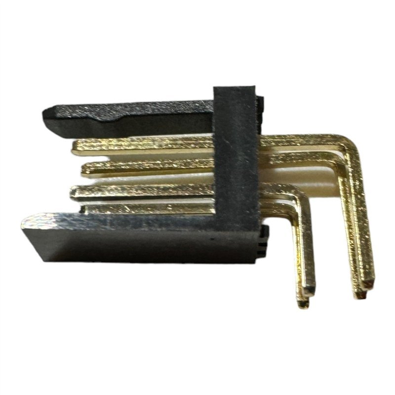 2217R-202GB-L Amtek Board Connector 4 Contacts 2 Row Male Right Angle