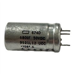 9521L12 674D Nippon Electrolytic Capacitor 680uf 50Vdc