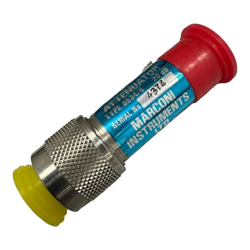6534/4 Marconi Fixed Attenuator Coaxial 20db 2W N type DC-18Ghz