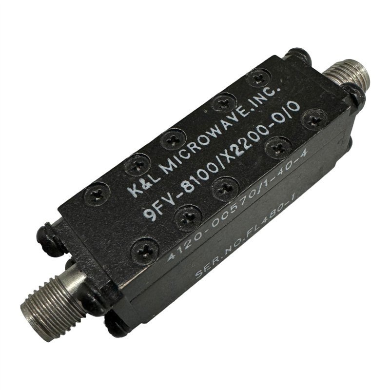 9FV-8100/X2200-0/0 K&L Microwave RF Filter Bandpass BPF CF 8100Mhz 7000-9200Mhz