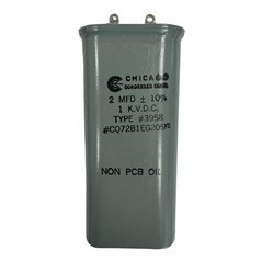CQ72B1EG205K1 Chicago Paper In Oil Capacitor NON PCB 2.0uf 1000V 100x45x26mm