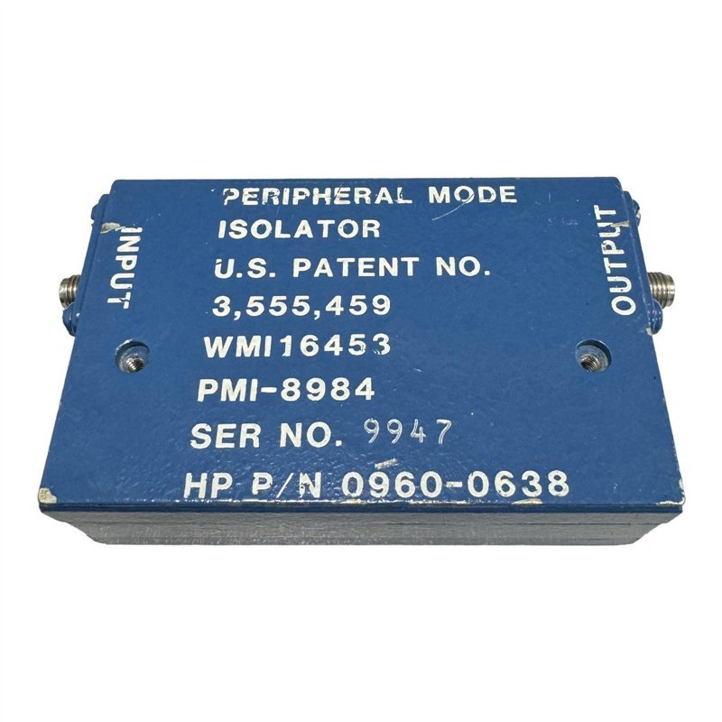 PMI-8984 0960-0638 Peripheral Mode Coaxial Isolator 2250-7000Mhz