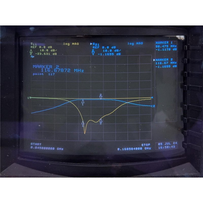CU281A TDK Coaxial Isolator 98-116Mhz Vswr -23db Isol -19db Loss 1.2db