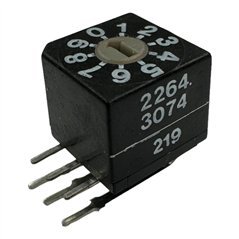 2264.3074 2264 Rotary Switch Code Miniature 10 Position