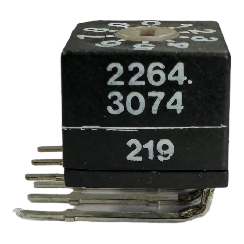 2264.3074 2264 Rotary Switch Code Miniature 10 Position