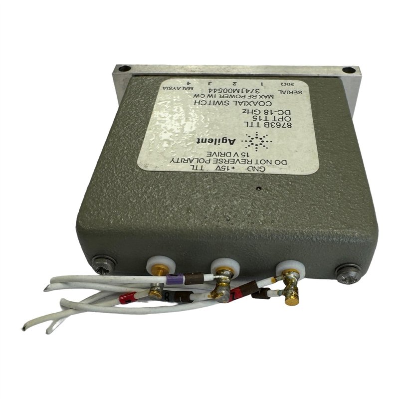 8763B Agilent Coaxial Switch 4 Port SMA 15Vdc DC-18Ghz OPT.15
