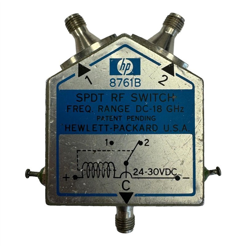 8761B HP Coaxial RF Switch SPDT DC-18Ghz SMA 24-30vdc