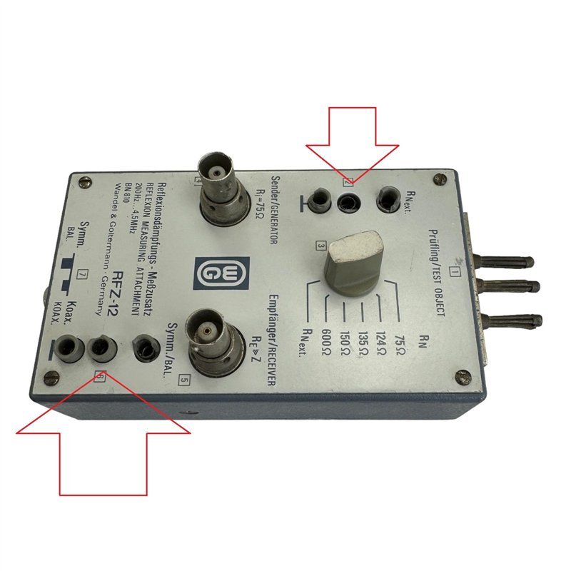RFZ-12 BN810 Wandel Goltermann Reflexion Measureing Attachment