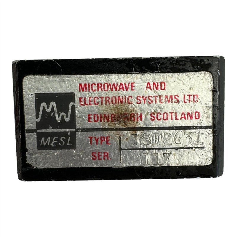 18F2631 Mesl Waveguide Isolator WR62 WR-62 18Ghz