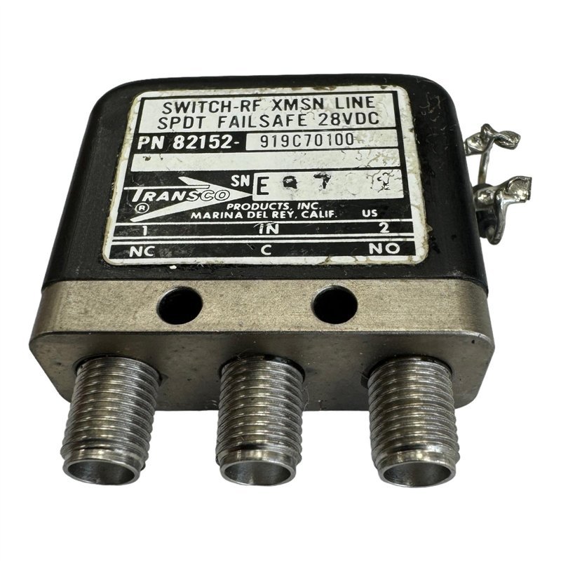 82152-919C70100 Transco Coaxial Switch SPDT SMA DC-18Ghz 28Vdc
