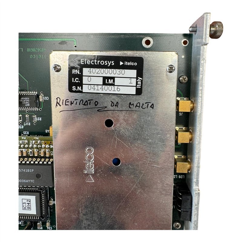 402000030 Electrosys Itelco DVB BB/IF1 Module