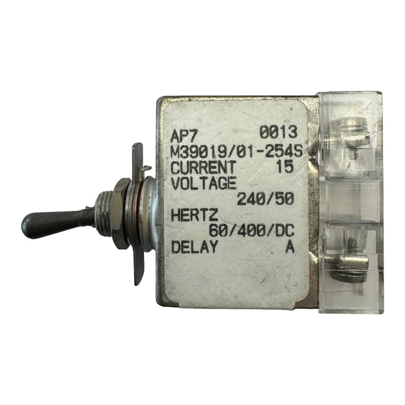 M39019/01-254S Airpax Circuit Breaker 15A 250V 50hz