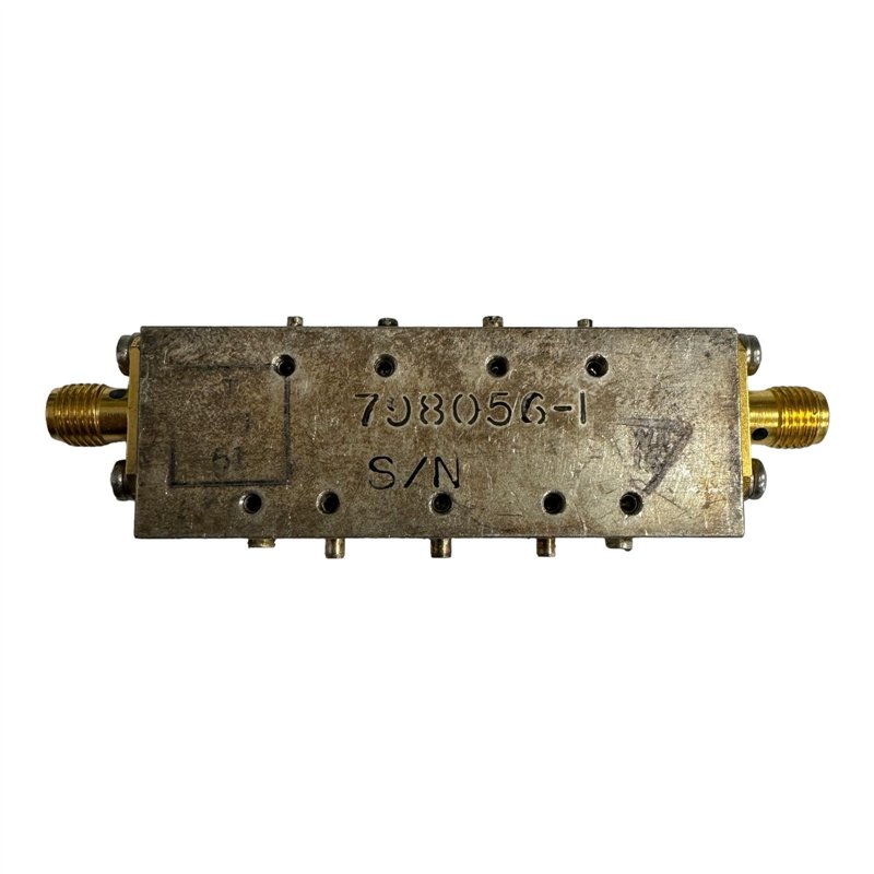 798056-1 RF Microwave Coaxial Filter Bandpass BPF 10500-12950Mhz SMA(f)