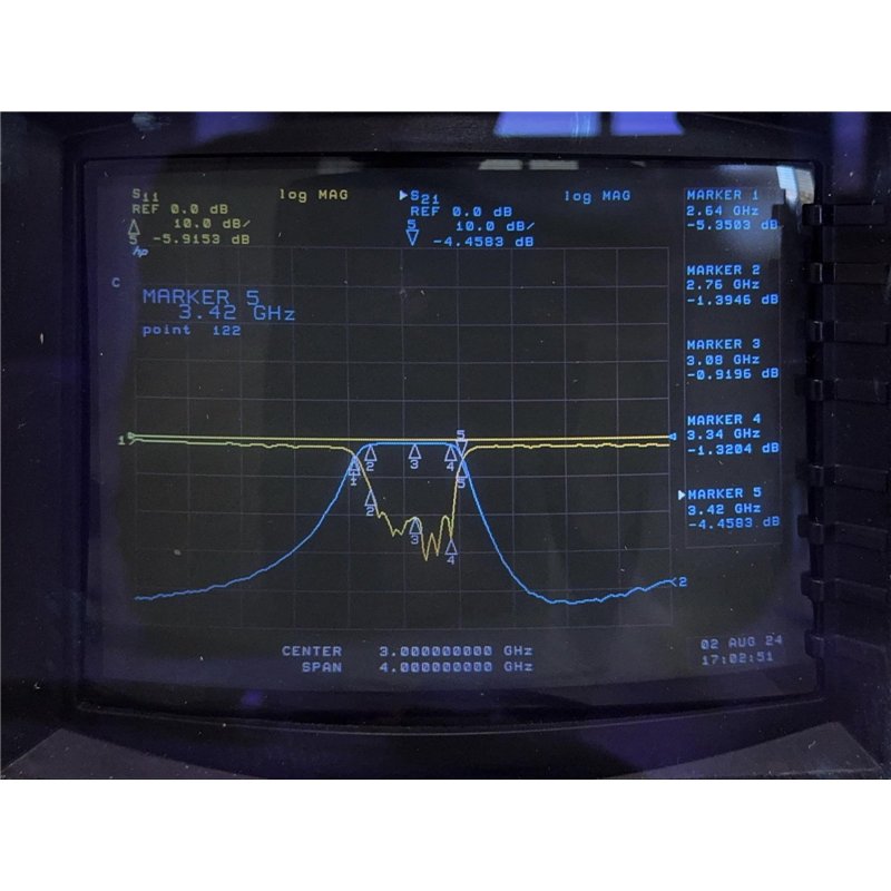 5B250-3100/750-0P/0 K&L Microwave RF Coaxial Bandpass Filter 2750-3350Mhz 3.1Ghz SMA