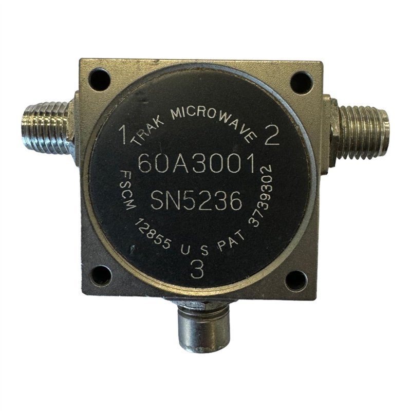 60A3001 Trak Microwave Coaxial Circulator 2000-4000Mhz Loss 0.6db VSWR -24db Isol 18db