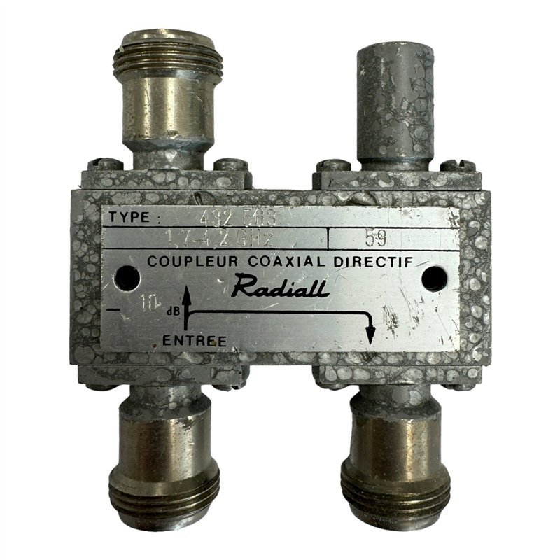 R432563 Radiall Directional Coupler 1700-4200Mhz 10db N type