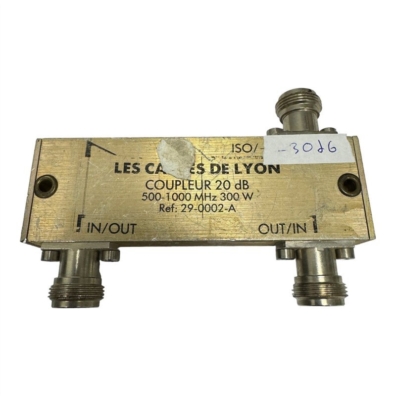 Directional Hybrid Coupler 500-1000Mhz 30db N type 300W