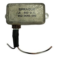 962-9046-009 Sprague Paper In Oil Capacitor 0.5uf 600Vdc