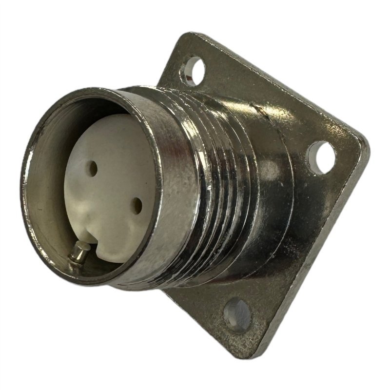 Twinaxial Twinax Female - Female Panel Mount 4-Hole Connector