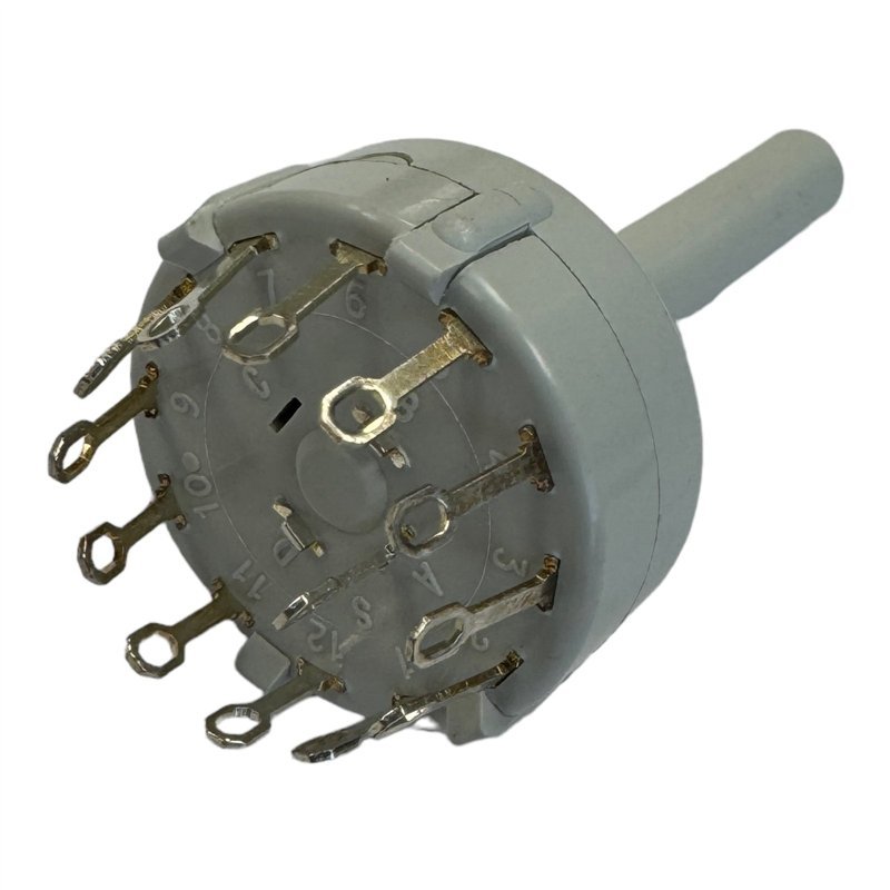 CK1034 Lorlin 12 Position Rotary Switch150 mA 250 Vac Solder Tab