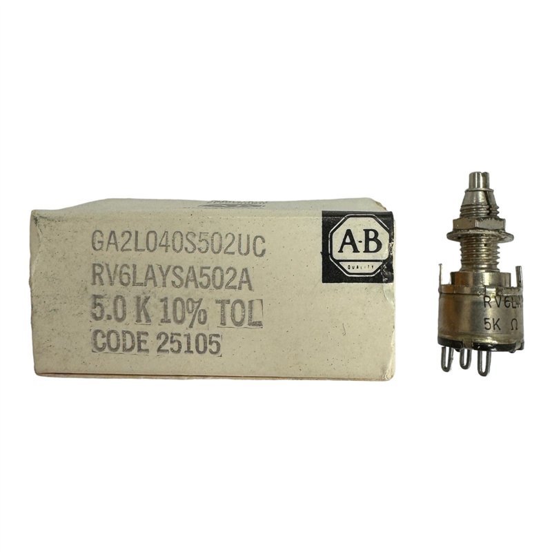 RV6LAYSA502A Allen Bradley RV6 Potentiometer 0.5W 5Kohm 10% 5905-00-577-0435