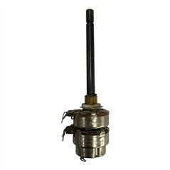 Mial Potentiometer 2 Gang / Dual Long Shaft 1 Mohm / 2 Mohm