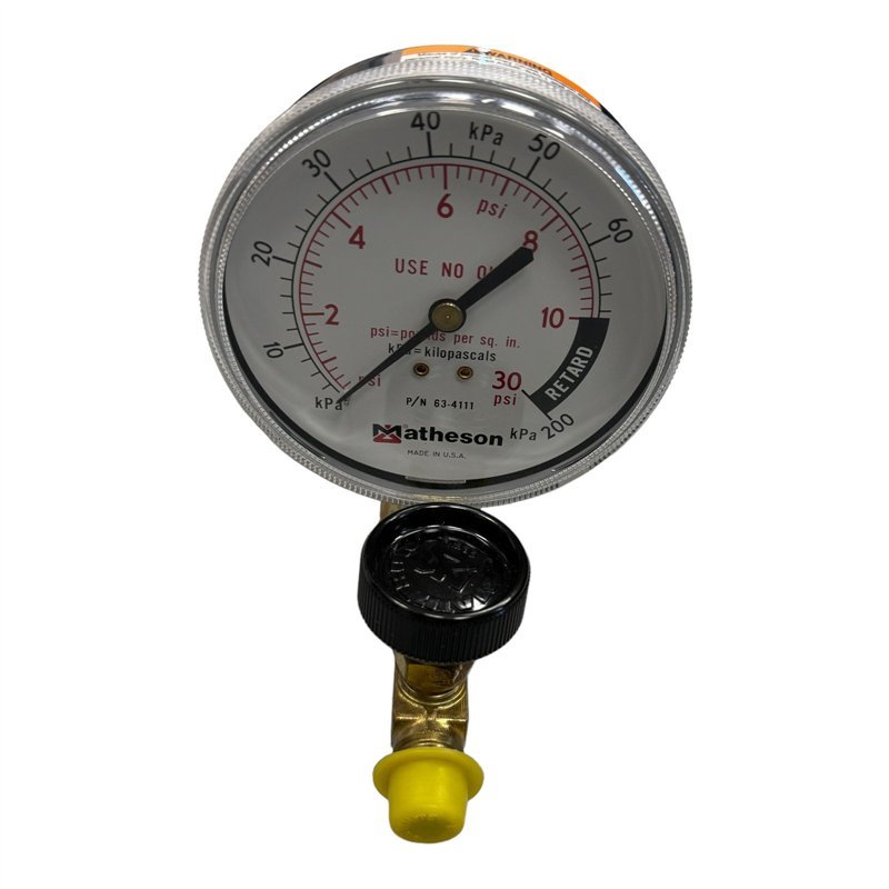 3702-US 3702 Matheson Air Pressure Regulator With Gauge 4820-01-493-5960