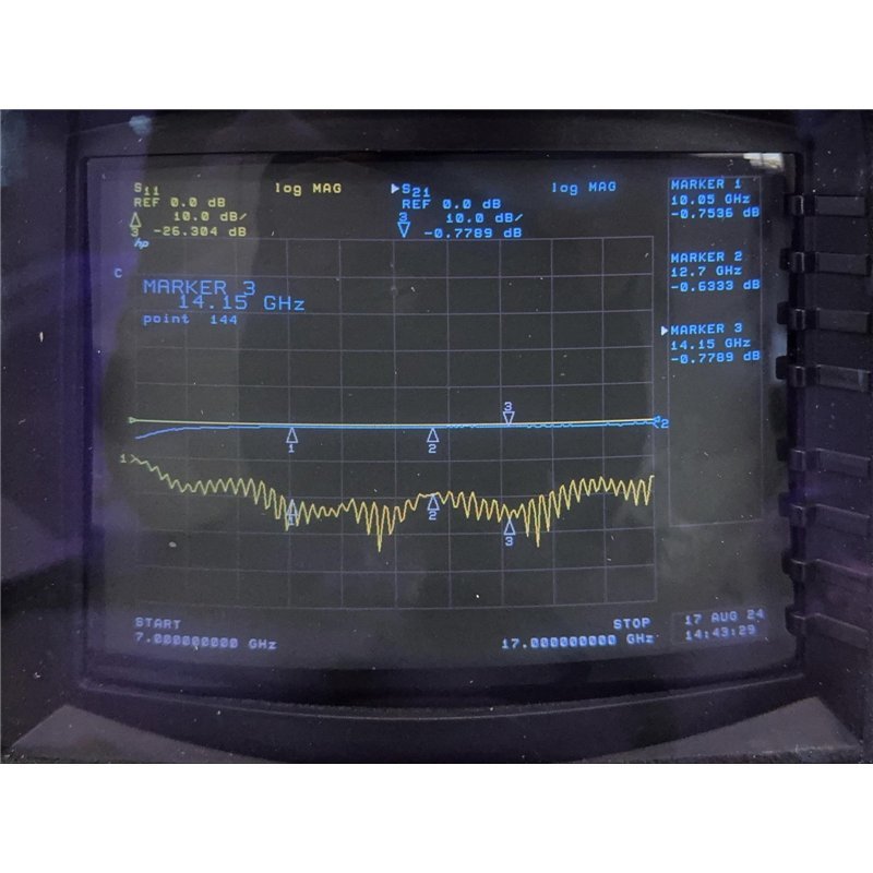 21281 Narda Coaxial Isolator 10000-14000Mhz Loss: 1db Vswr -24db Isol -29db SMA