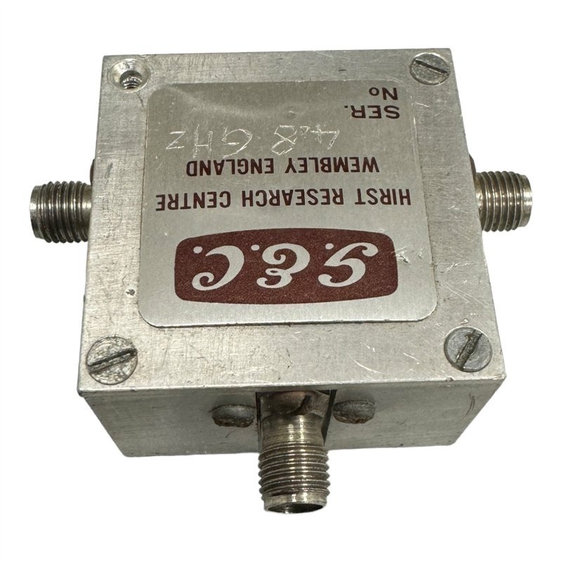 GEC Coaxial Isolator 4800-5650Mhz Vswr -20db Isol -21db Loss 1.5db