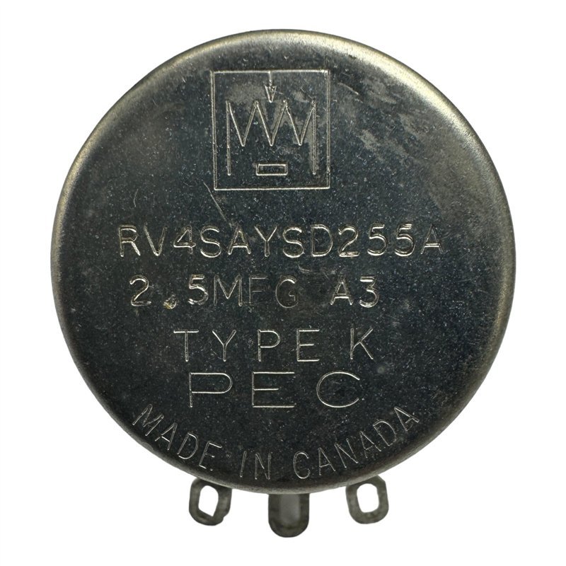 RV4SAYSD255A PEC Potentiometer 2.5 Megohm 2M5 5905-00-583-7667