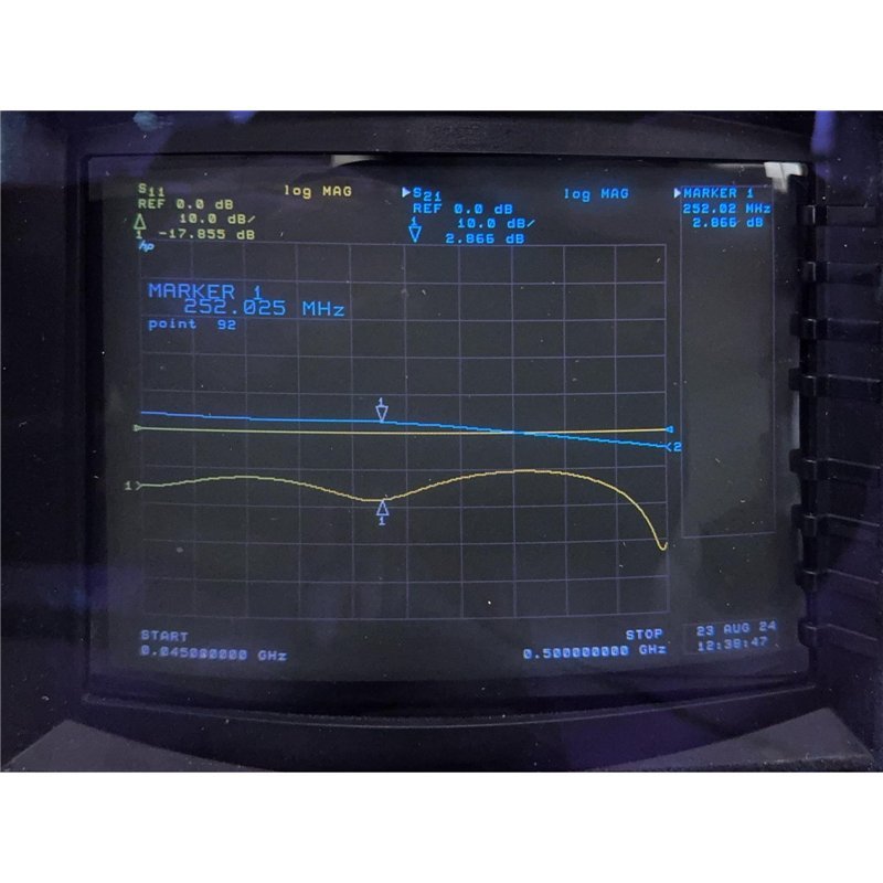 136672-1 Miteq RF Amplifier 20-250Mhz G:33db VSWR -13db 20V BNC
