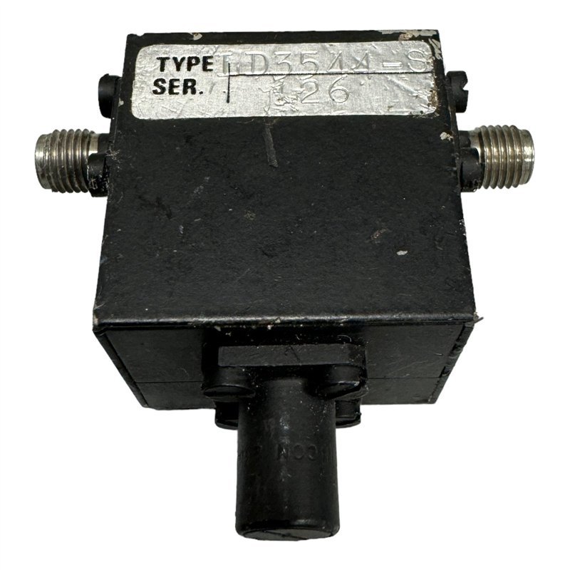 LD3544-S Microwave Associates Coaxial Isolator 1200-1300Mhz SMA Vswr -22db Loss 1.5db Isol -26db