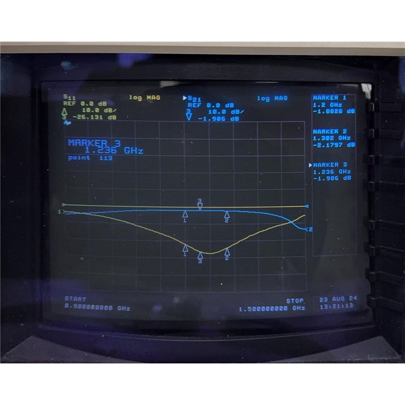 LD3544-S Microwave Associates Coaxial Isolator 1200-1300Mhz SMA Vswr -22db Loss 1.5db Isol -26db