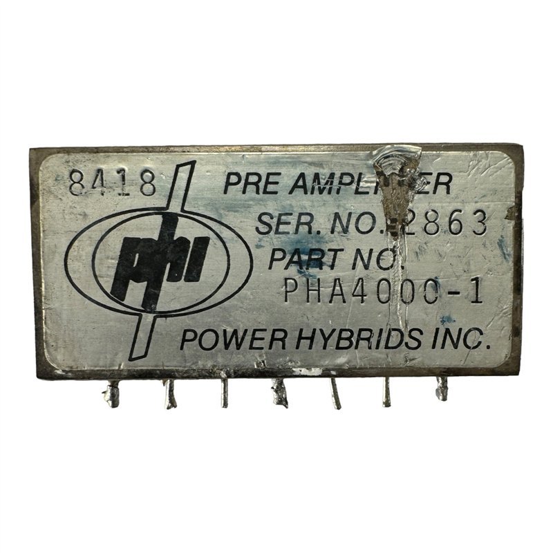 PHA4000-1 Power Hybrids VHF High Power Amplifier 30-400Mhz 5996-01-415-3901